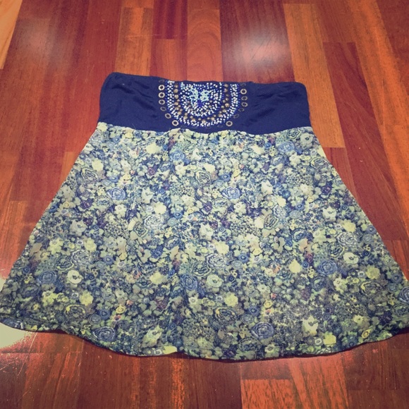 American rag strapless top