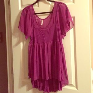 Free people corset style tee