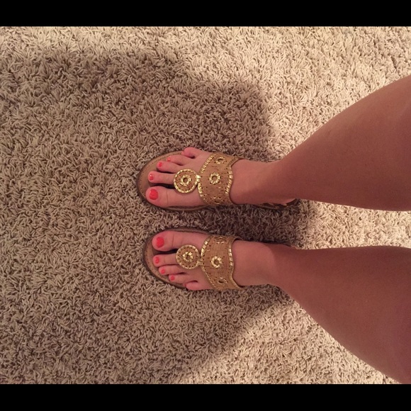 Cork/gold Jack Rogers - Picture 2 of 2