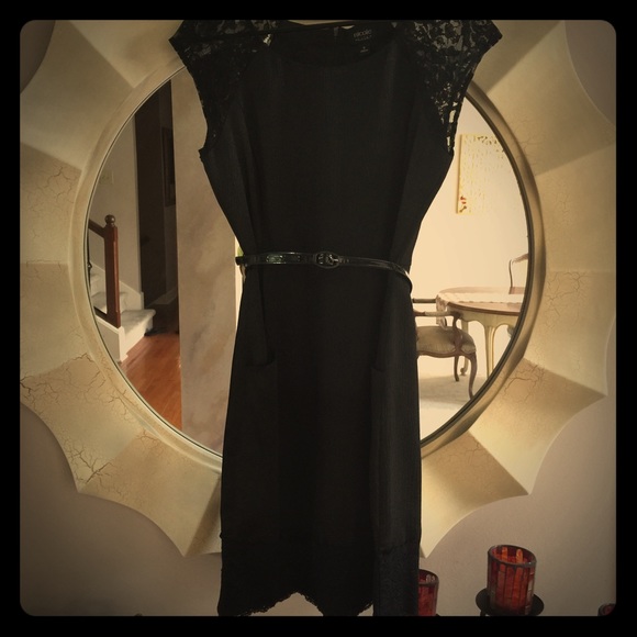 Black cocktail dress