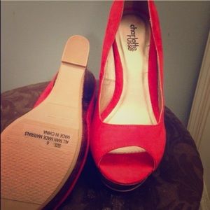 NWOT Charlotte Russe wedges