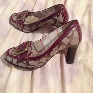 Coach heels 👍 price is firm!