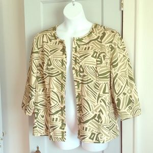 Lovely Green and Cream Jacket
