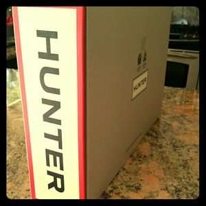 Hunter rainboots. Original tall style.
