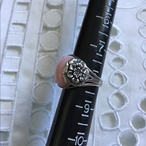 Jewelry - ๐๐บ Pink Opal Sterling Floral Cocktail Ring ๐บ๐ Jewelry - ๐๐บ Pink Opal Sterling Floral Cocktail Ring ๐บ๐