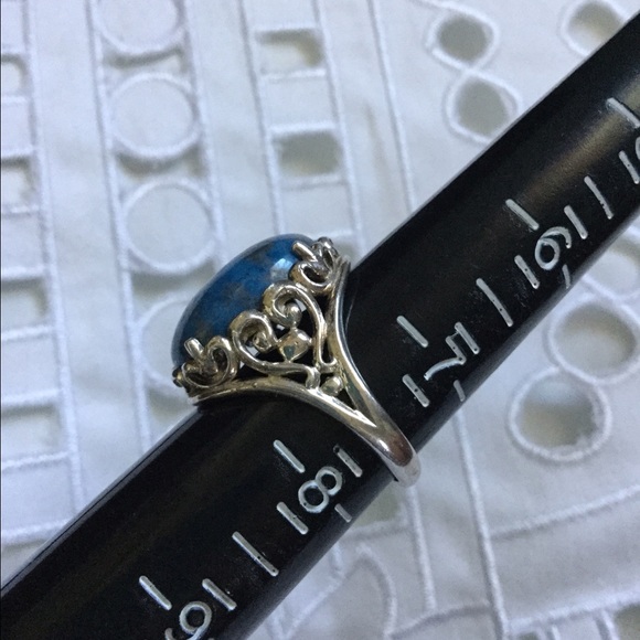 Jewelry - ๐๐บLapis Lazuli & Sterling Filigree Cocktail Ring Jewelry - ๐๐บLapis Lazuli & Sterling Filigree Cocktail Ring