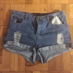 one teaspoon high waisted denim shorts!