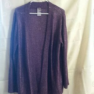 Sequin cardigan. 2x..worn twice