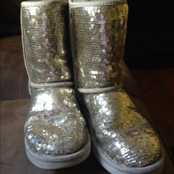 Sequin UGG boots