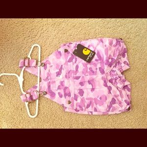 Carhartt overalls-12 month girls