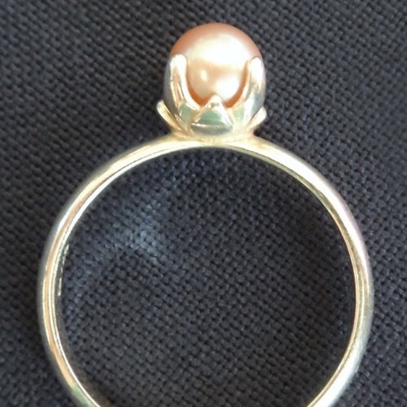 Jewelry - ππΊ Pink Pearl & Sterling Solitaire Ring πΊπ Jewelry - ππΊ Pink Pearl & Sterling Solitaire Ring πΊπ