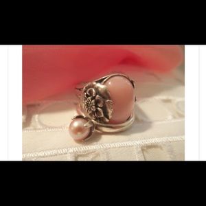 Jewelry - ๐๐บ Pink Pearl & Sterling Solitaire Ring ๐บ๐ Jewelry - ๐๐บ Pink Pearl & Sterling Solitaire Ring ๐บ๐