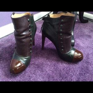 PENDING SALE! Military style ankle boots by LAMB.