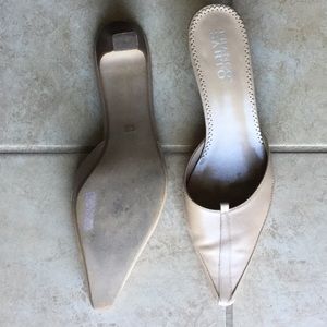 Franco Sarto Shoes - Franco Sarto Nude Mule Heels Franco Sarto Shoes - Franco Sarto Nude Mule Heels