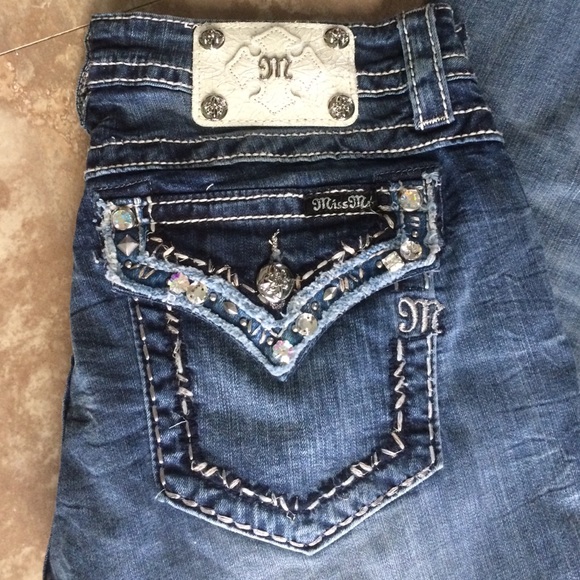 Nwt miss me cuffed capris size 30