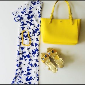 TORY BURCH YORK SMALL BUCKLE TOTE