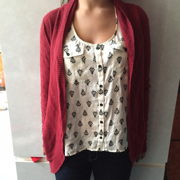 Urban outfitters Kimchi blue red cardigan