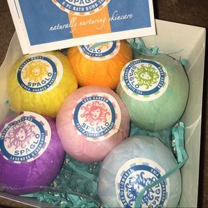 SpaGlo Bath Bomb Gift Set (all-natural); Size OS