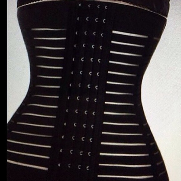 Non latex black waist trainer