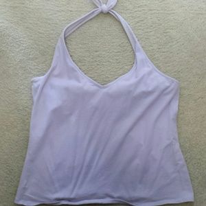 Purple halter top