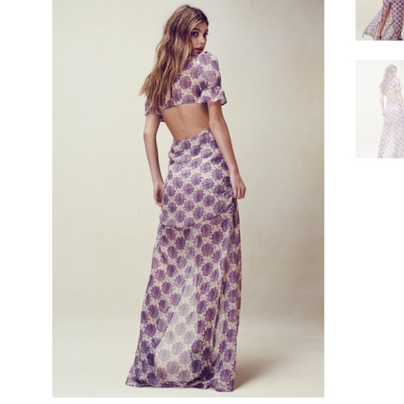 HOST PICK 🌸The Clover Maxi-For Love & Lemons BNWT - Picture 2 of 2