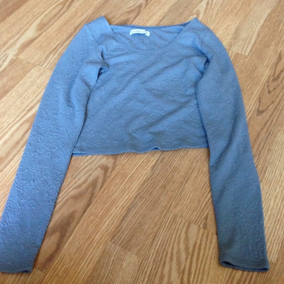 Abercrombie & Fitch grey long sleeve top