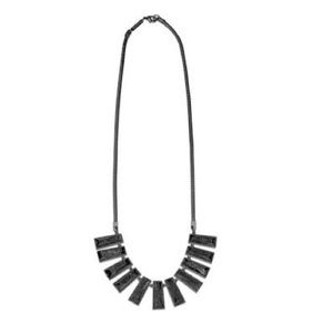 Kendra Scott Angelina Black Drusy Necklace