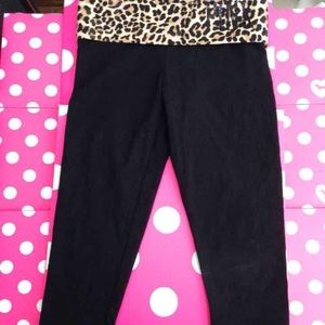 VS Pink *XS* logo yoga crop legging