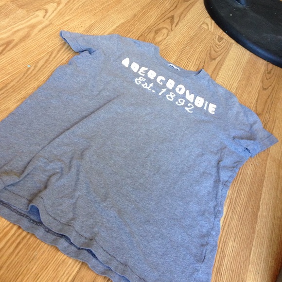 grey vintage Abercrombie tee