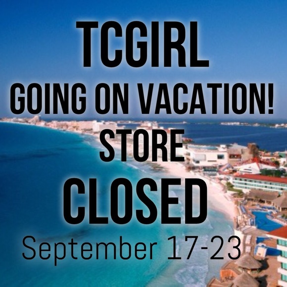 Closed closed sept 17-23; Going on vacation!