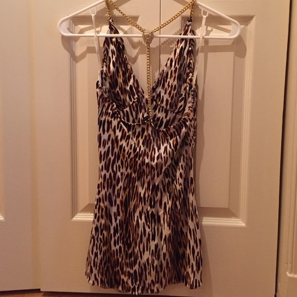 Leopard silk top - Picture 2 of 4