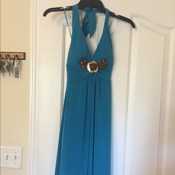 Blue cache dress
