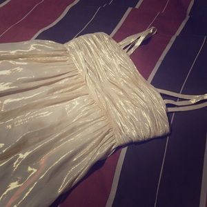 Betsey Johnson Gold Strap Dress