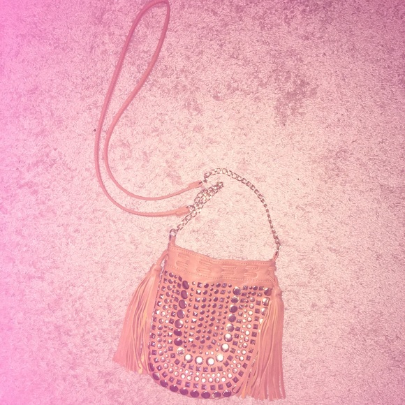 Brown fringe crossover