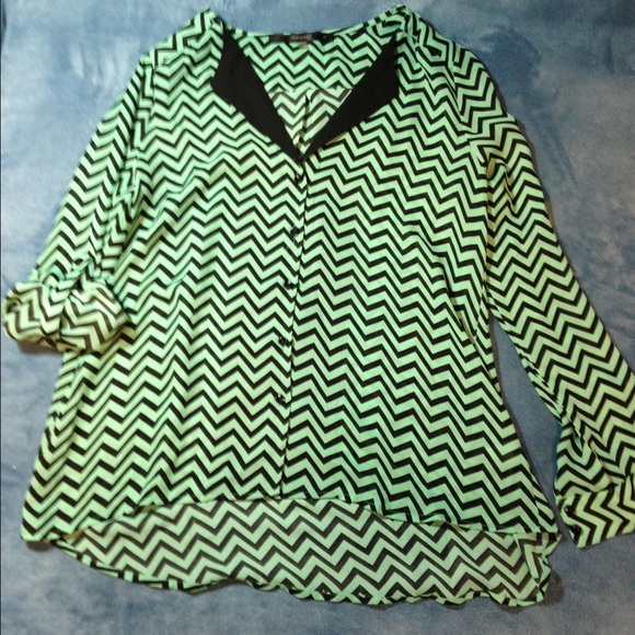 Fun top! Short long style.