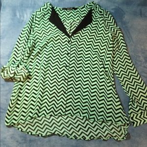 Fun top! Short long style.