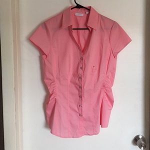 Light pink fitted blouse NY&Company Size: M