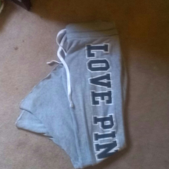 PINK Grey sweats