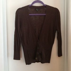 Chocolate Brown Cardigan