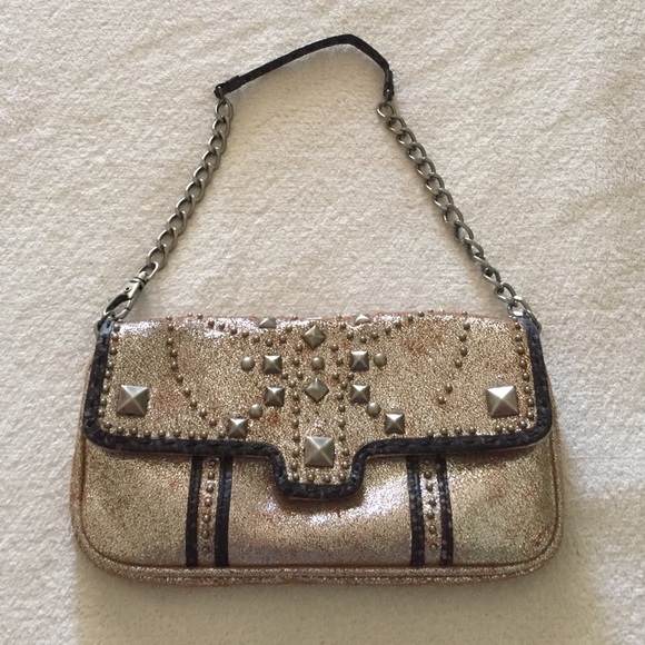Glitter studded Betsey Johnson shoulder bag