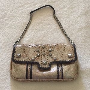 Glitter studded Betsey Johnson shoulder bag