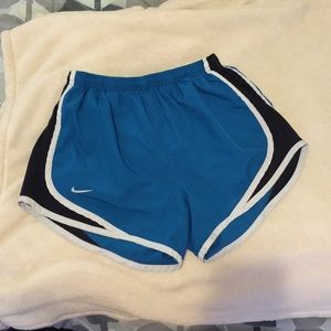 Nike blue running shorts