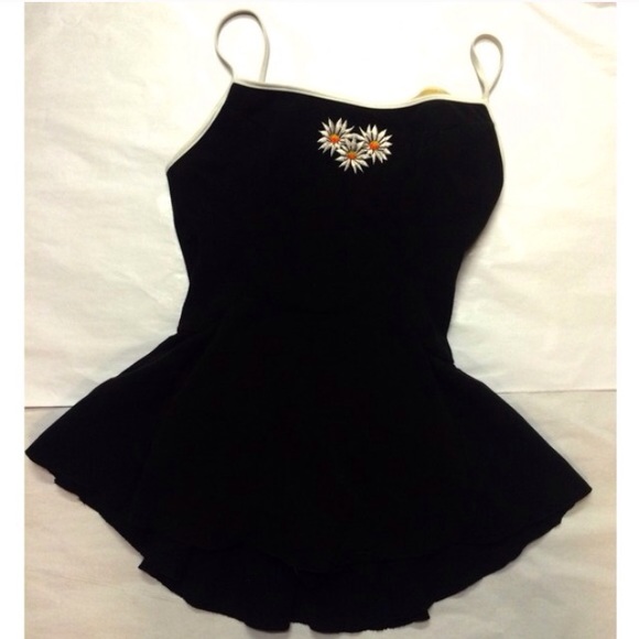 90's Daisy Romper Bathing Suit