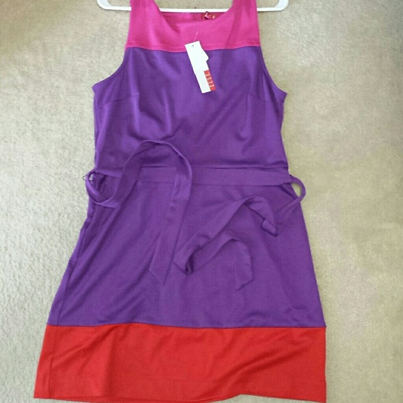 Colorblock dress