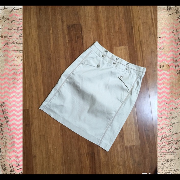 Grace Elements Silver Button Skirt - Picture 1 of 2
