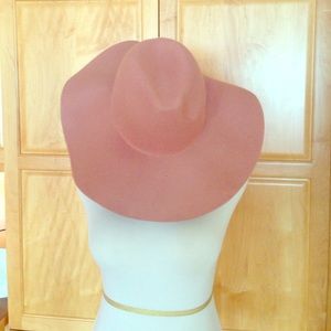 H&M wide brim floppy Rose colored Hat
