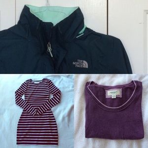 Raincoat/ dress/ sweater bundle