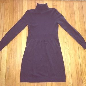 Charcoal grey sweater dress