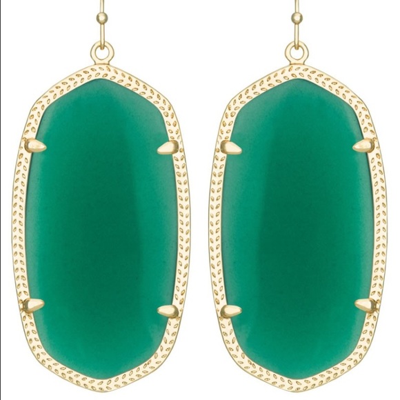 Kendra Scott Danielle Earrings - green