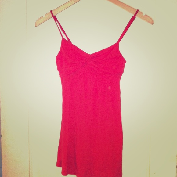 Super Cute Red Babydoll Tank